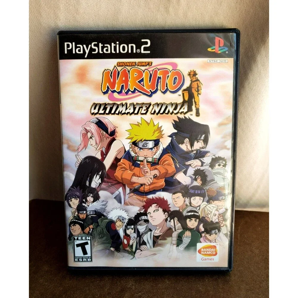 2002 NARUTO: ULTIMA NINJA SONY PS2 PlayStation 2 Bandai Namco Complete W/ Manual